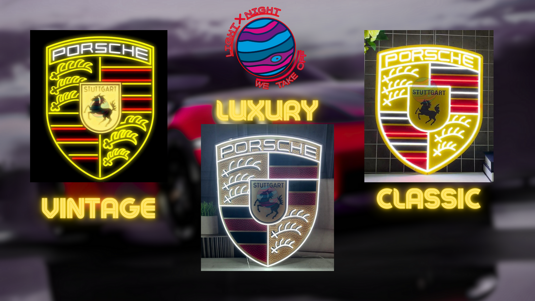 Porsche Led Neon Sign