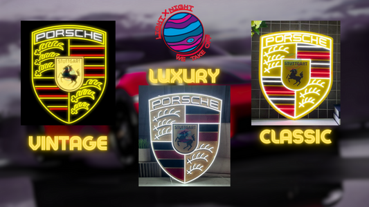 Porsche Led Neon Sign