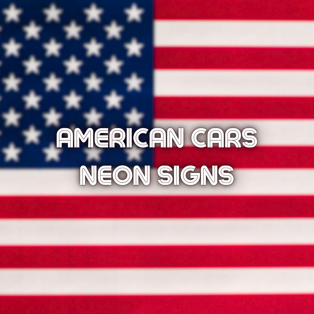 American Cars Neon Signs