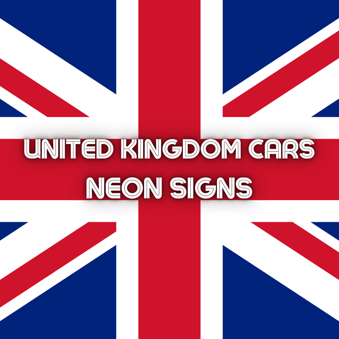 UK Cars Neon Signs