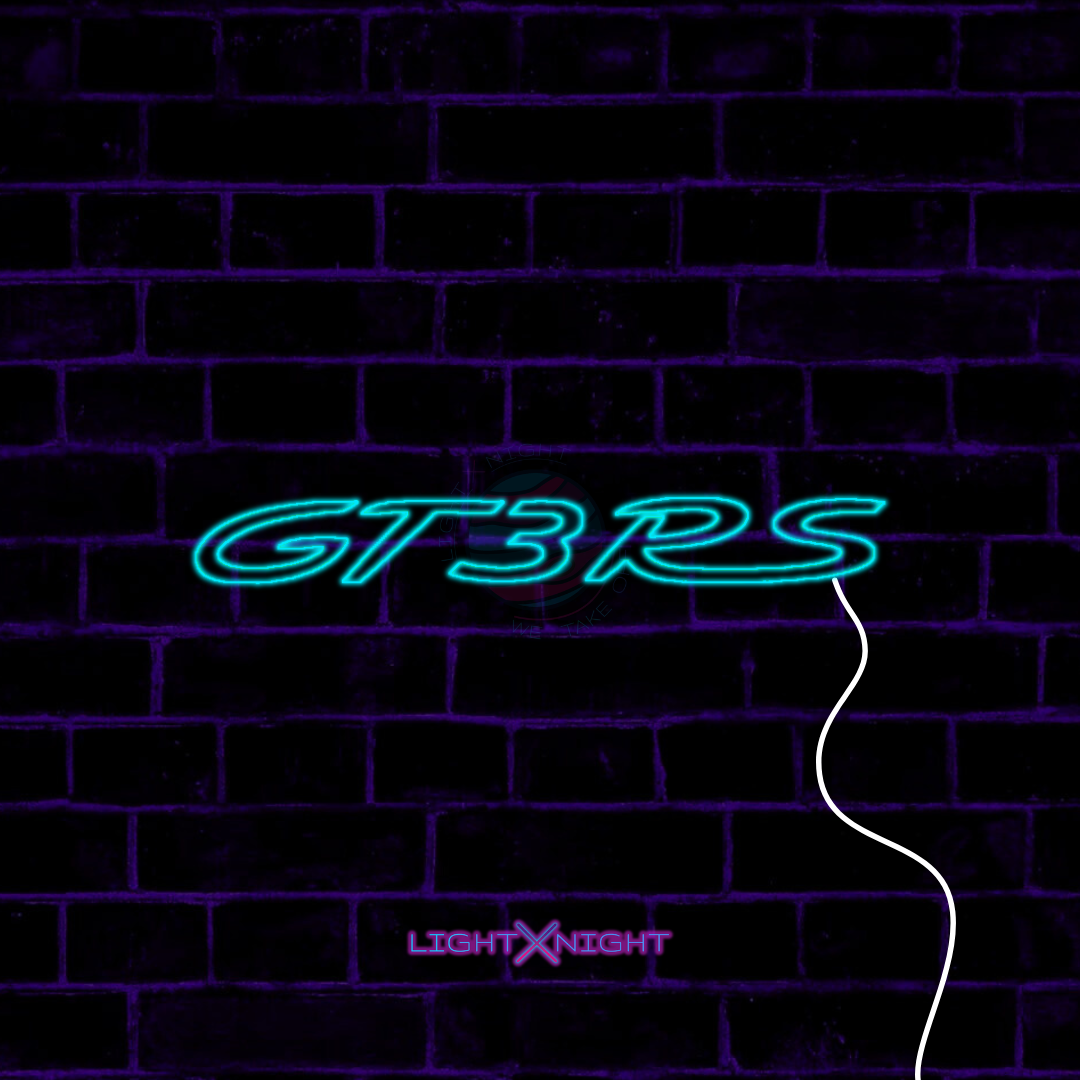 Porsche GT3 RS Led Neon Sign, Porsche GT3 RS Neon Light, Light X Night Porsche GT3 RS Neon Sign,Porsche Led Neon Sign, Porsche Neon Light, Light X Night Porsche Neon Sign