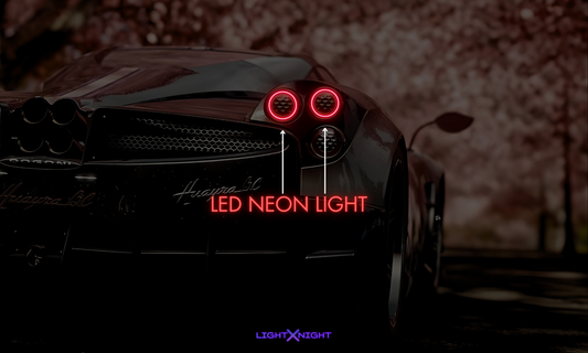 Pagani Huayra BC Neon Poster