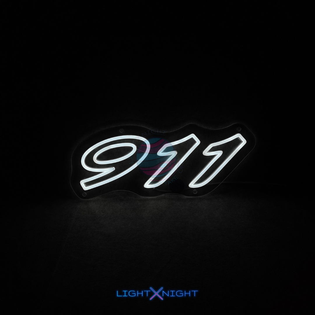 Porsche 911 Neon Sign