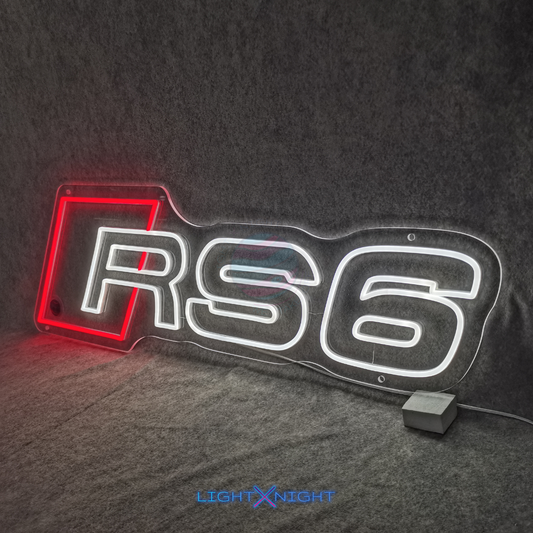 Audi RS6 LED Neon Sign