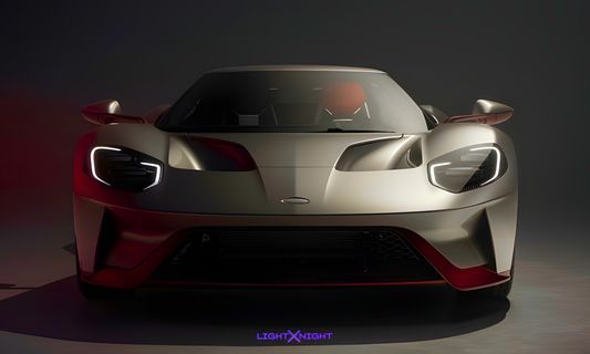 Ford GT Horizontal Neon Poster
