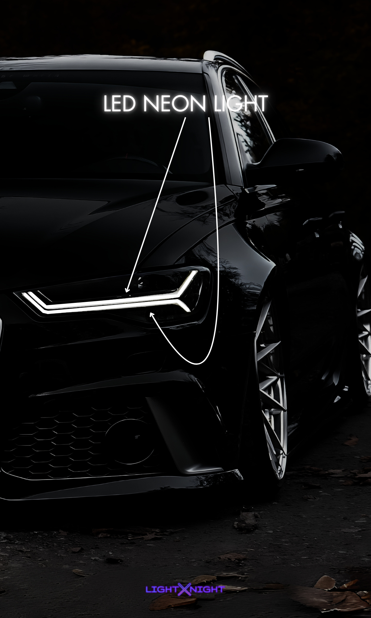 Audi RS6 C7 Neon Poster