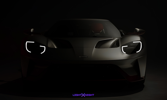 Ford GT Horizontal Neon Poster