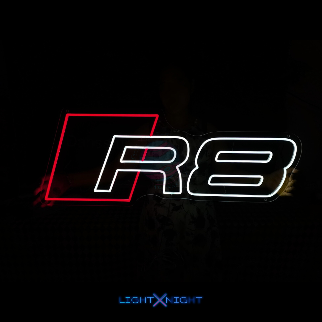 Audi R8 Led Neon Sign, Audi R8 Neon Light, Light X Night Audi R8 Neon Sign
