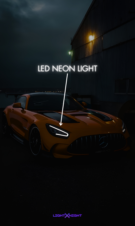 AMG GT Neon Poster