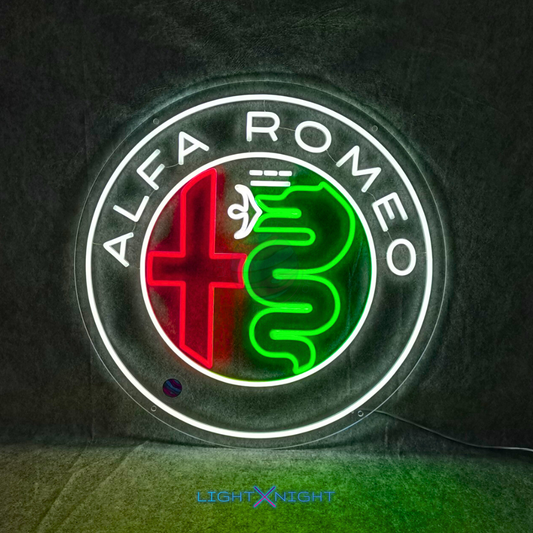 Alfa Romeo Neon Sign