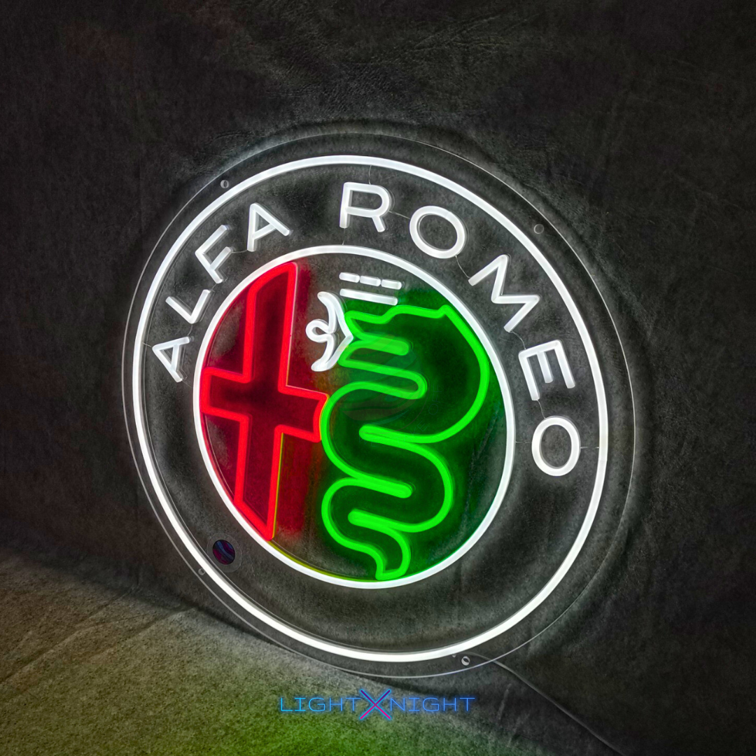 Alfa Romeo Neon Sign