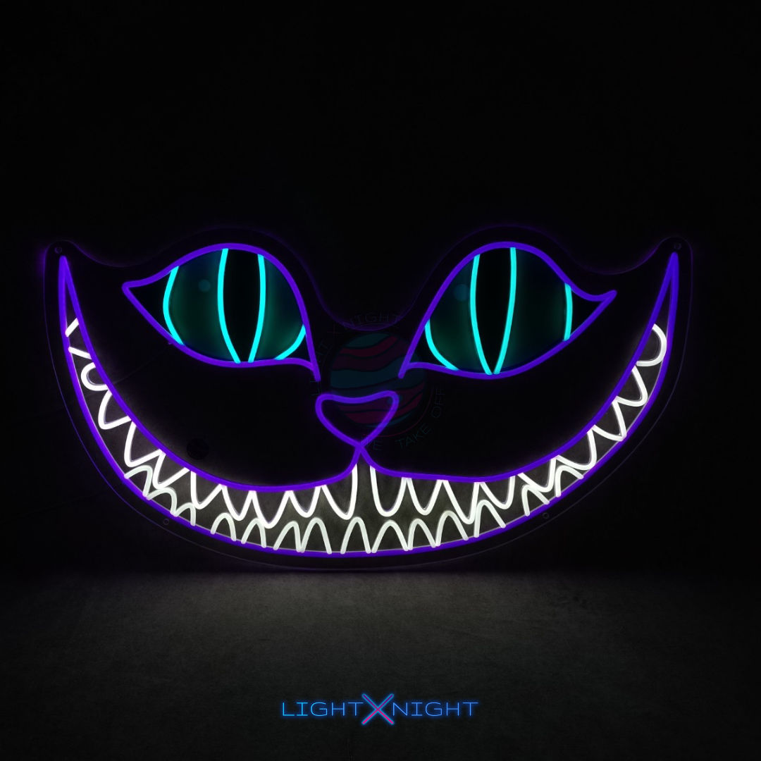 Cheshire Cat Neon Sign