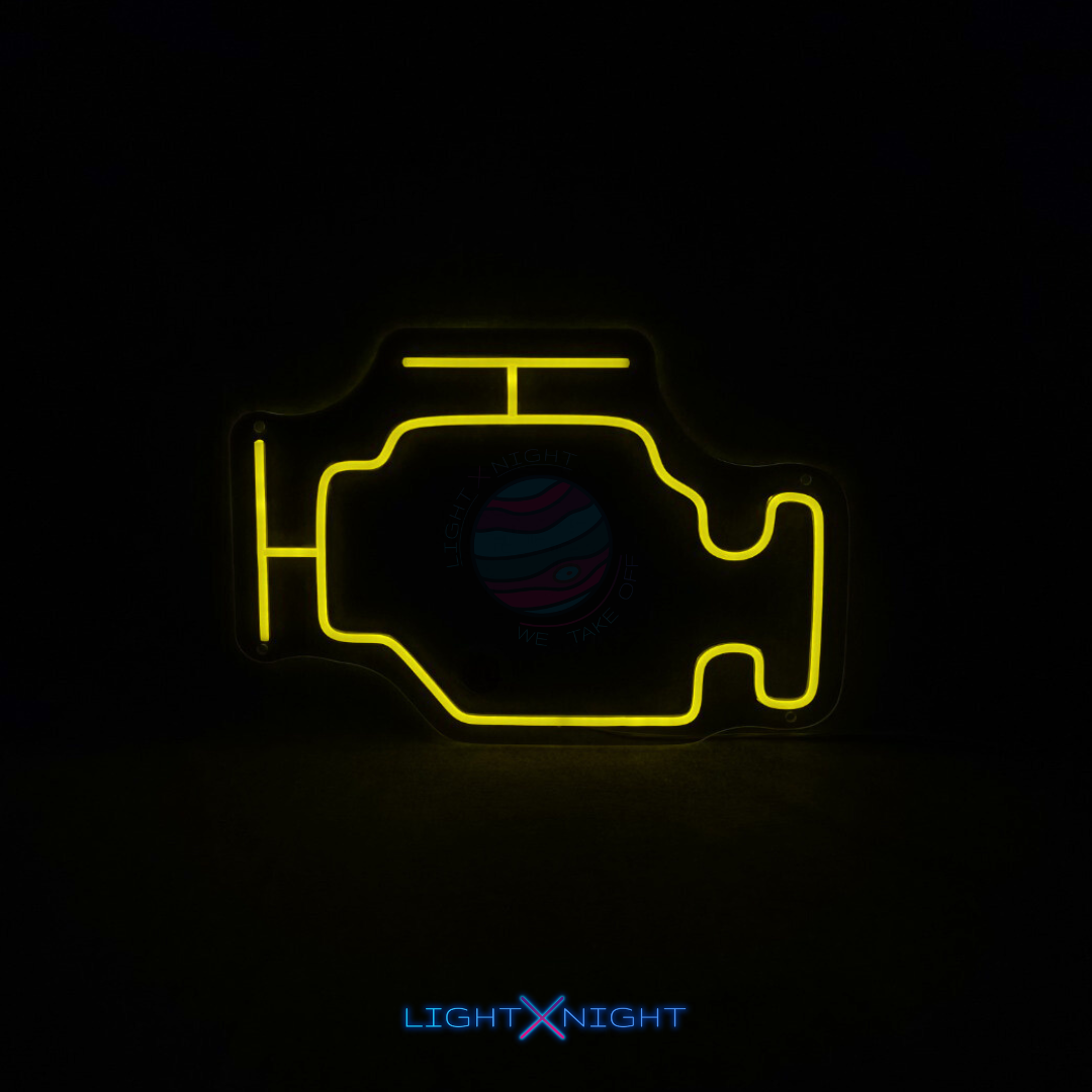 Check Engine Neon Sign