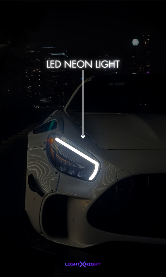 Mercedes AMG GT Coupe Neon Poster