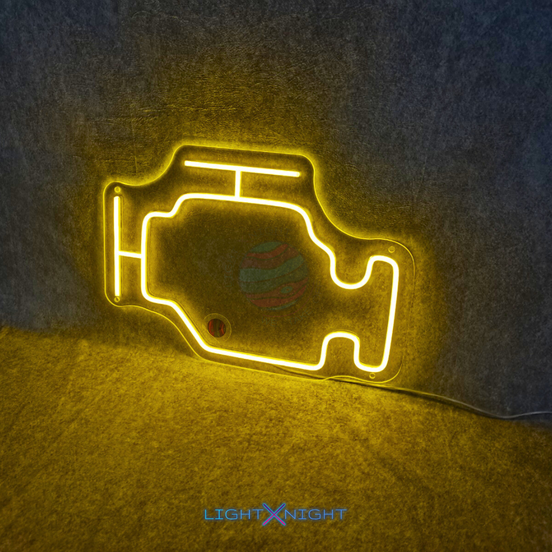 Check Engine Neon Sign