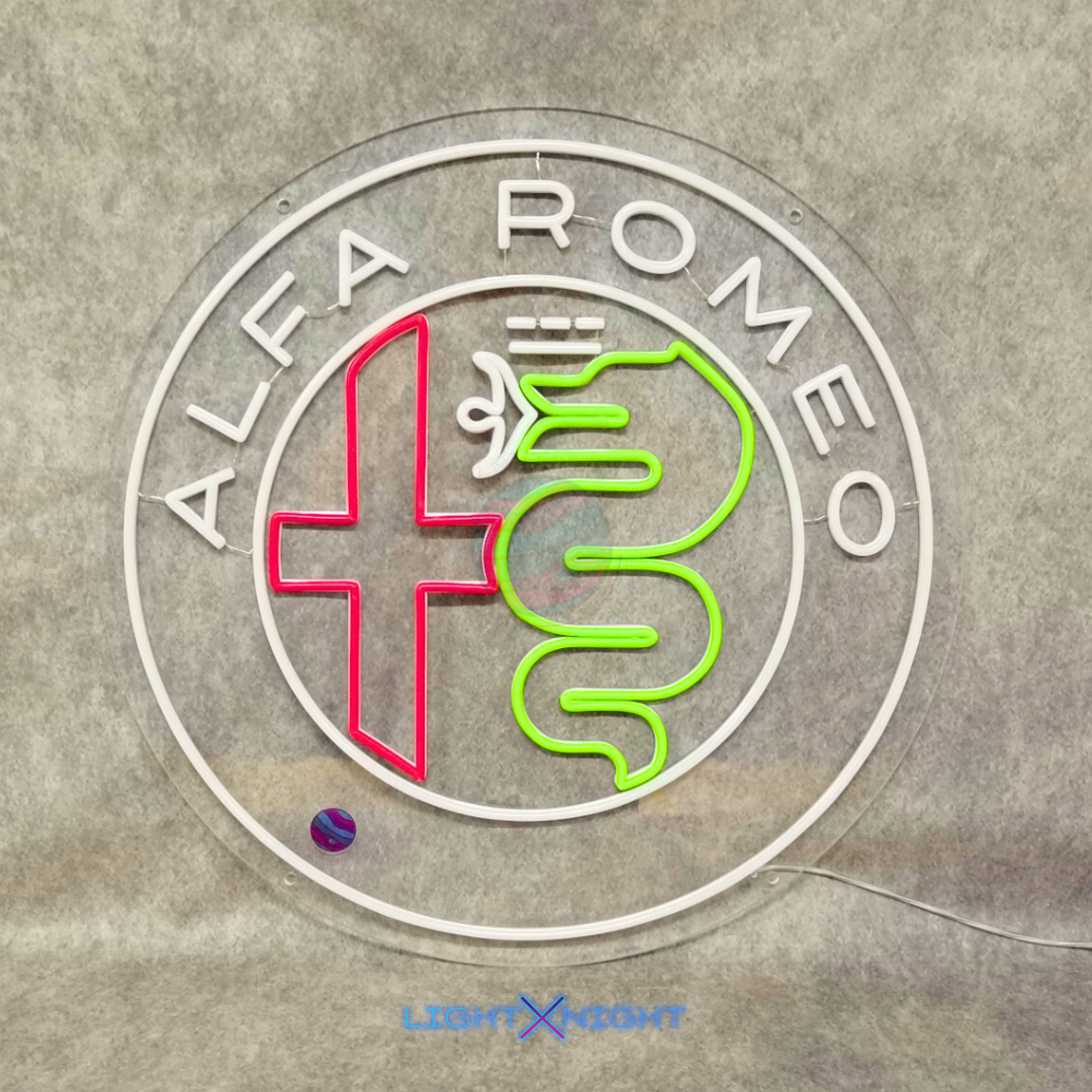 Alfa Romeo Neon Sign