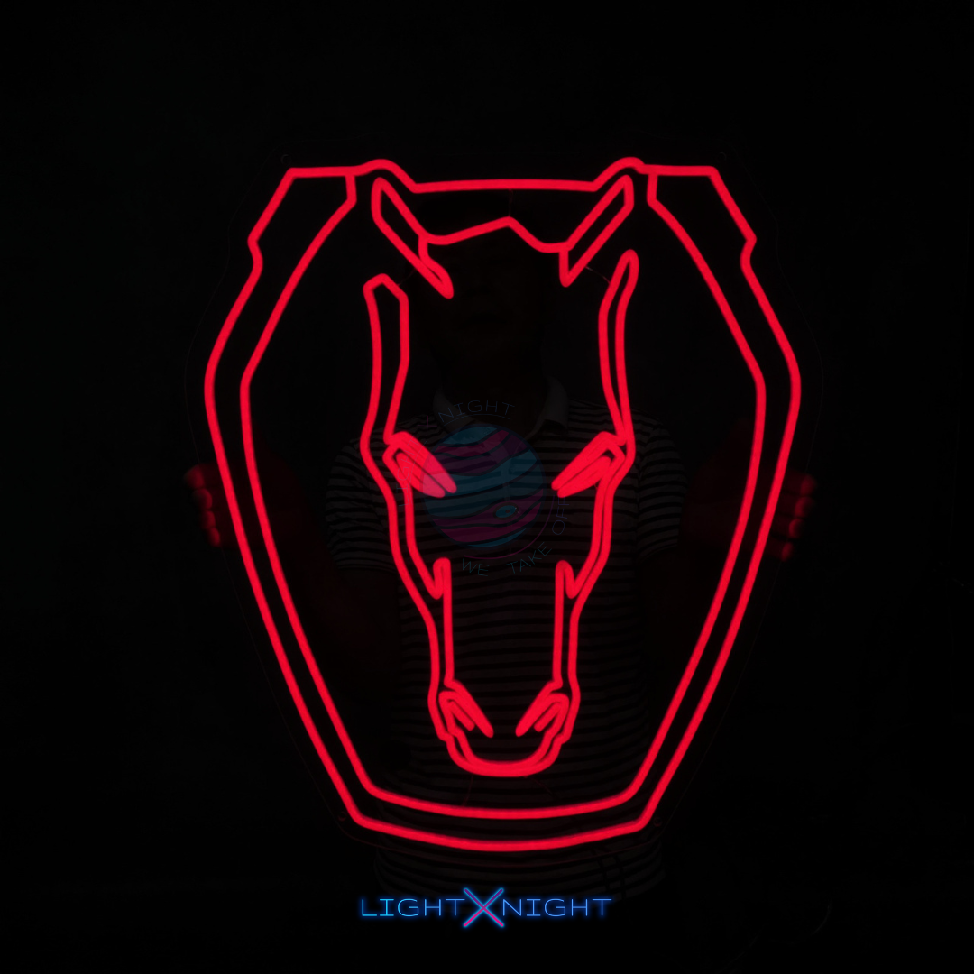 Ford Mustang Dark Horse Neon Sign
