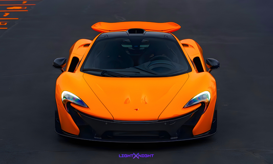McLaren P1 Horizontal Neon Poster
