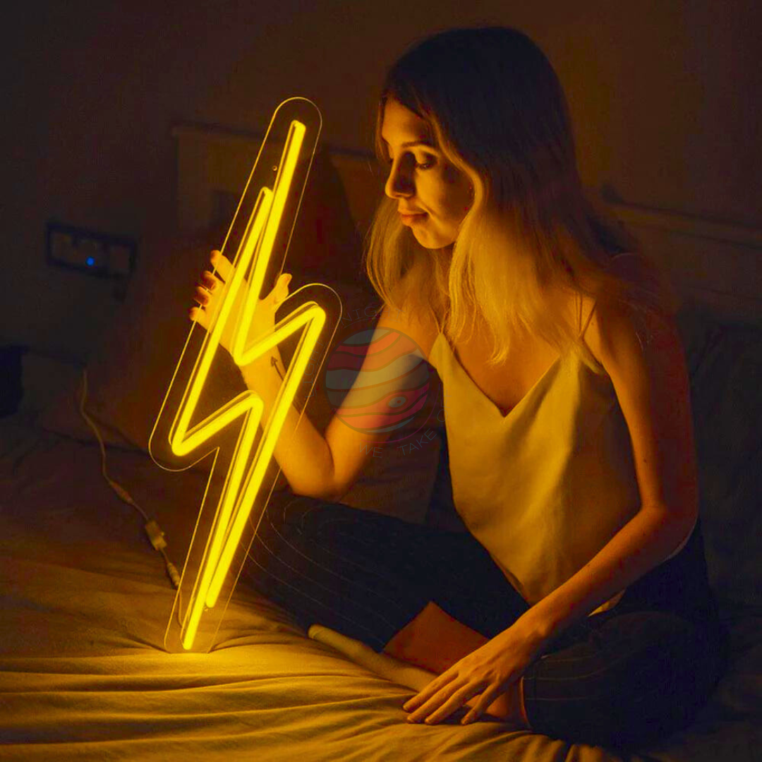 Lightning Bolt Neon Sign