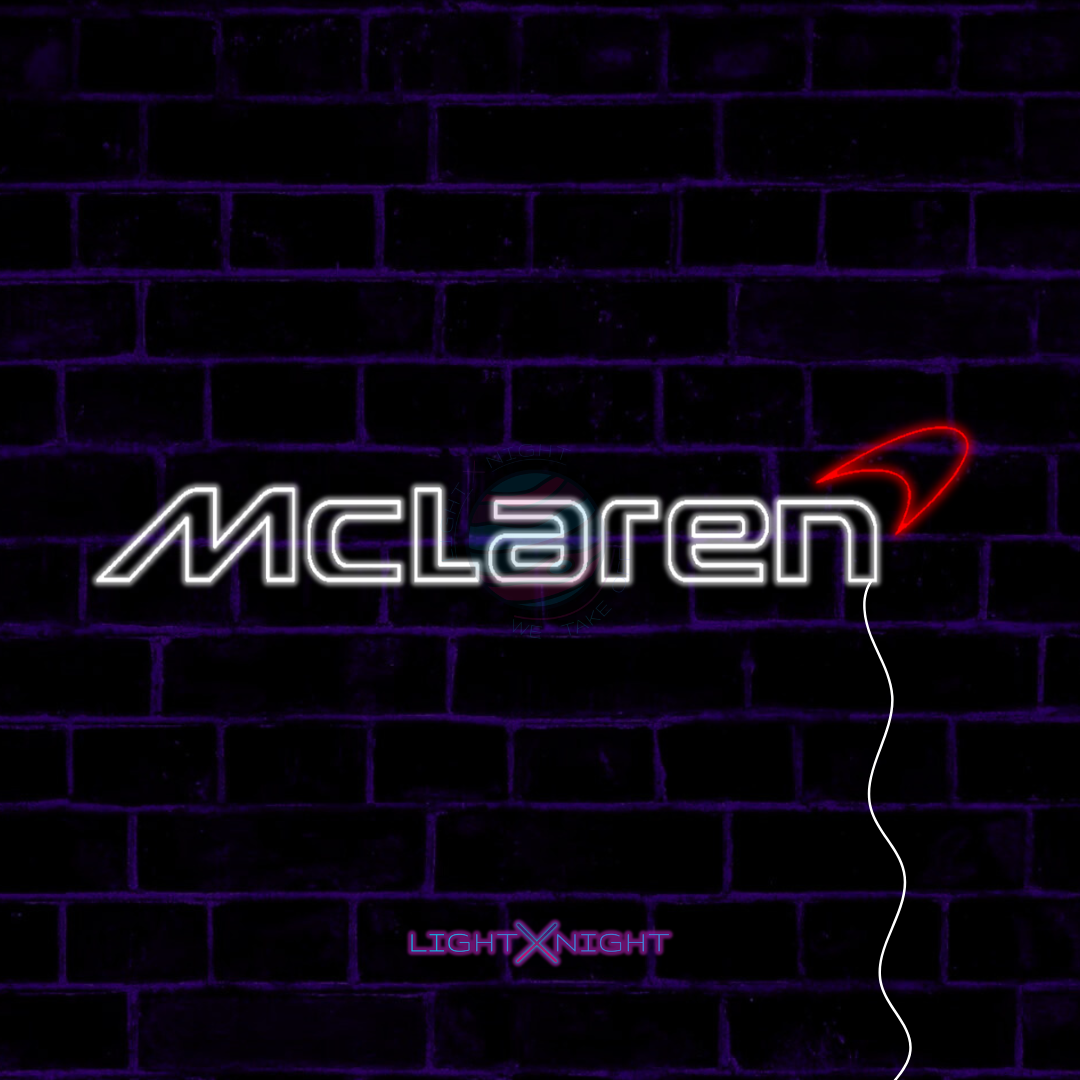 McLaren Neon Sign, McLaren Led Neon Sign, McLaren Neon Light
