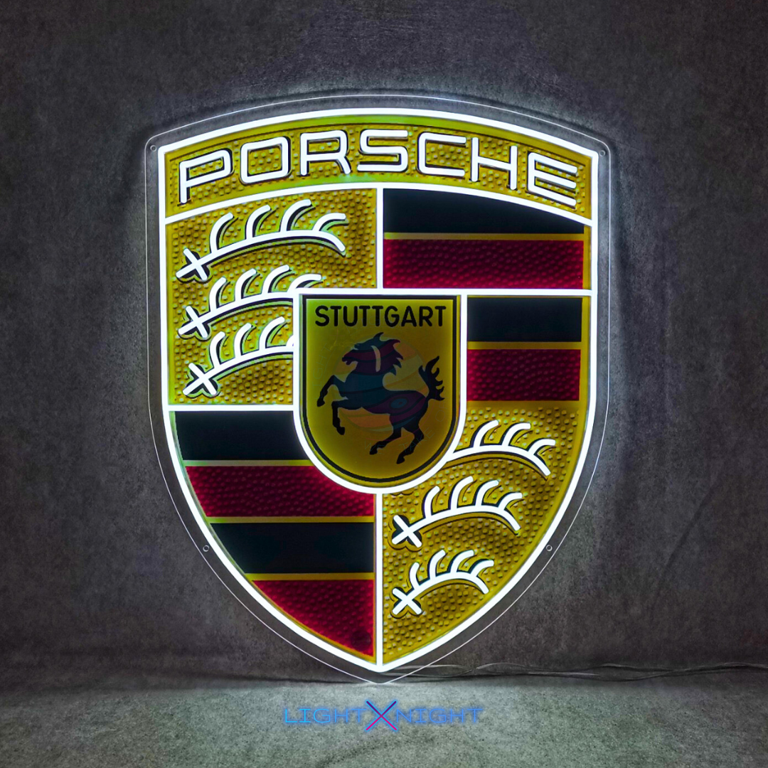 Porsche Luxury LED neon sign