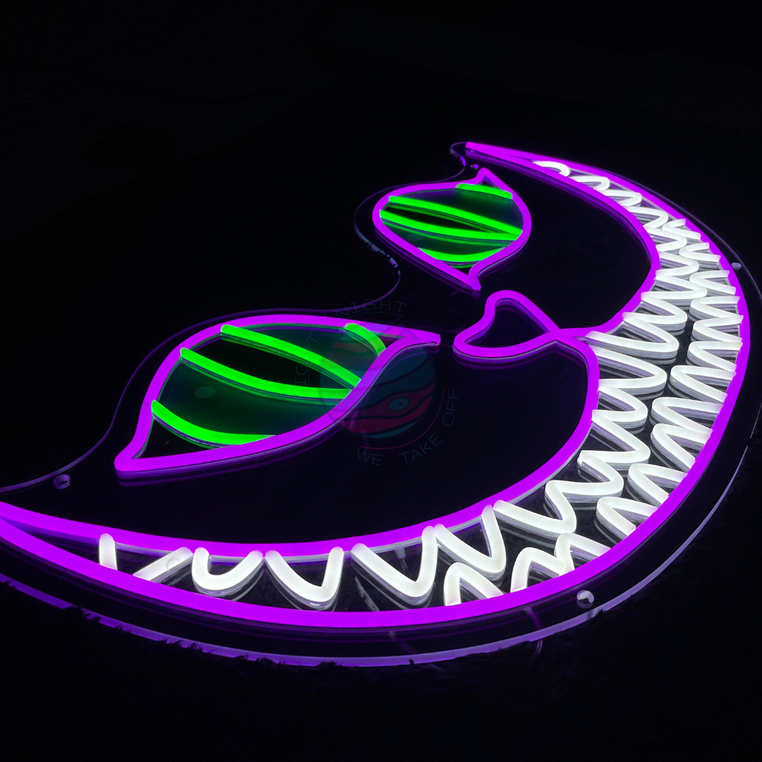 Cheshire Cat Neon Sign