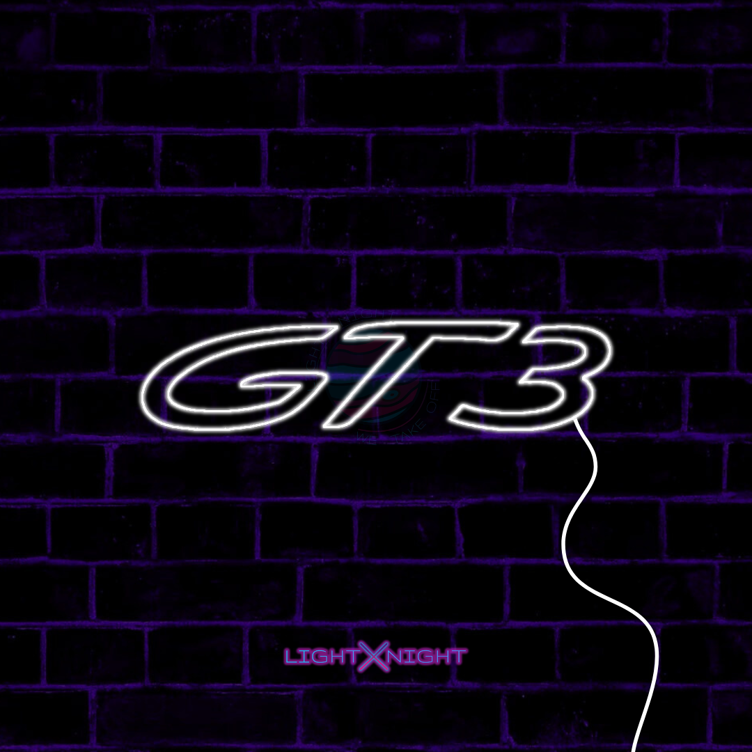 Porsche GT3 LED neon sign