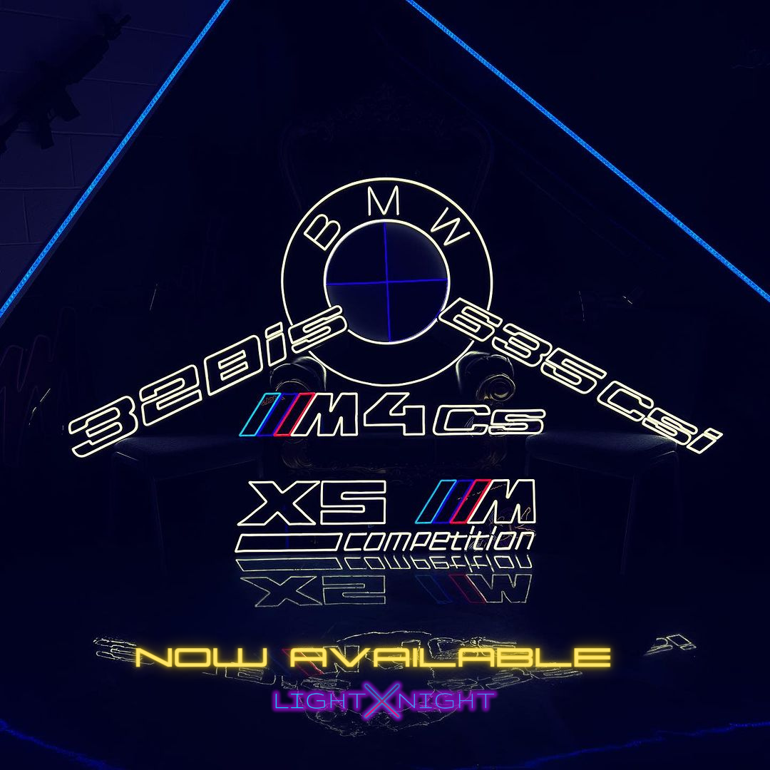 BMW M Led Neon Sign, BMW M Neon Light, BMW M Neon Sign, BMW Light, BMW M Lighting, BMW Decor