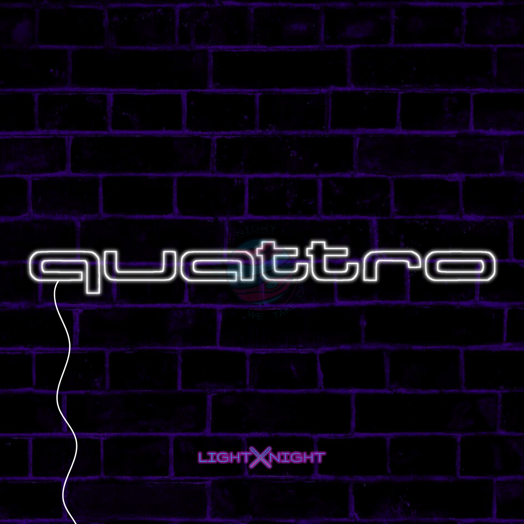 Audi Quattro Neon Sign