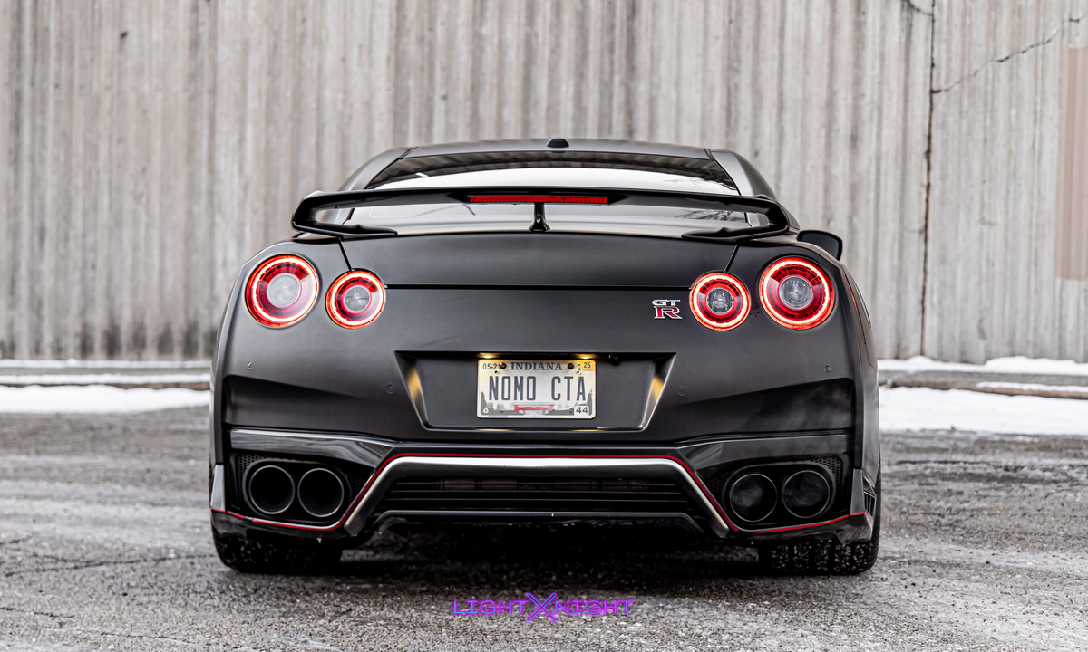 Black GTR Neon Poster