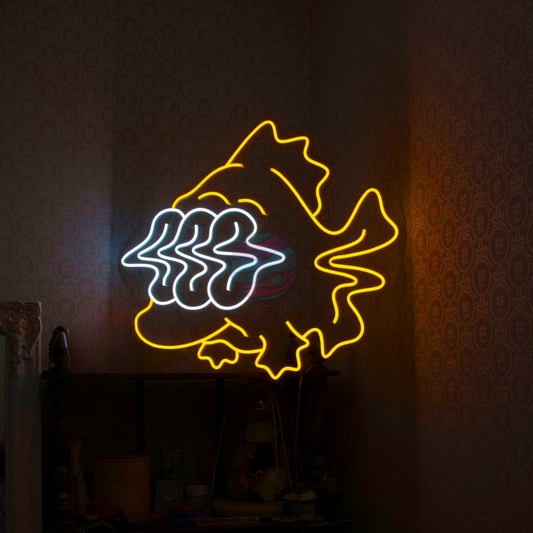 Three Eyed Fish Neon Sign