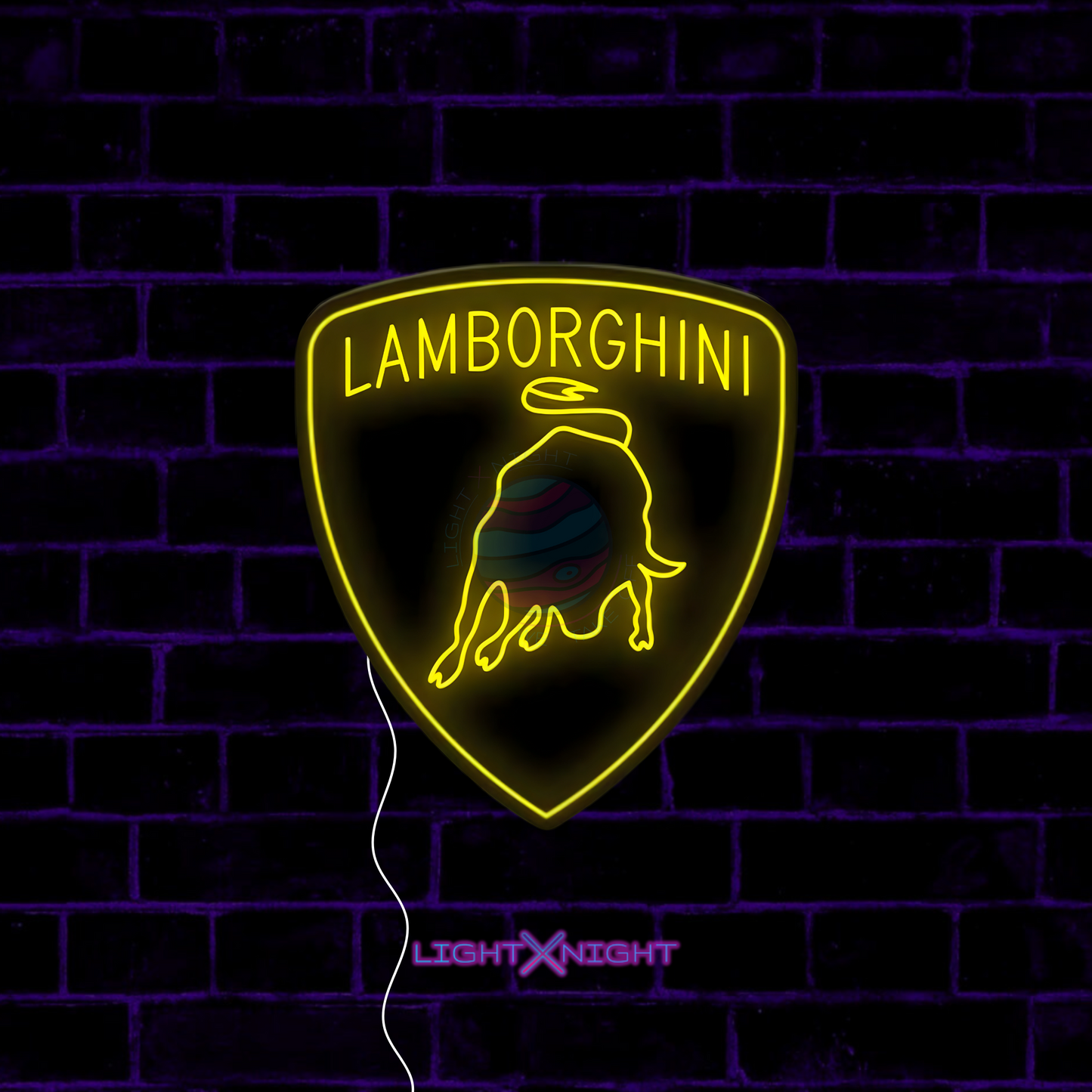 Lamborghini Neon Sign, Lamborghini Led Neon Sign, Lamborghini Neon Light