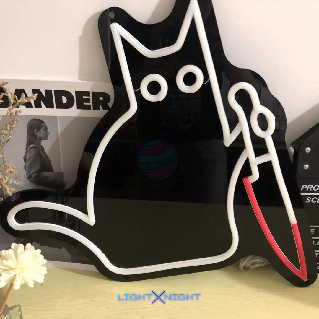 Cat Killer Neon Sign