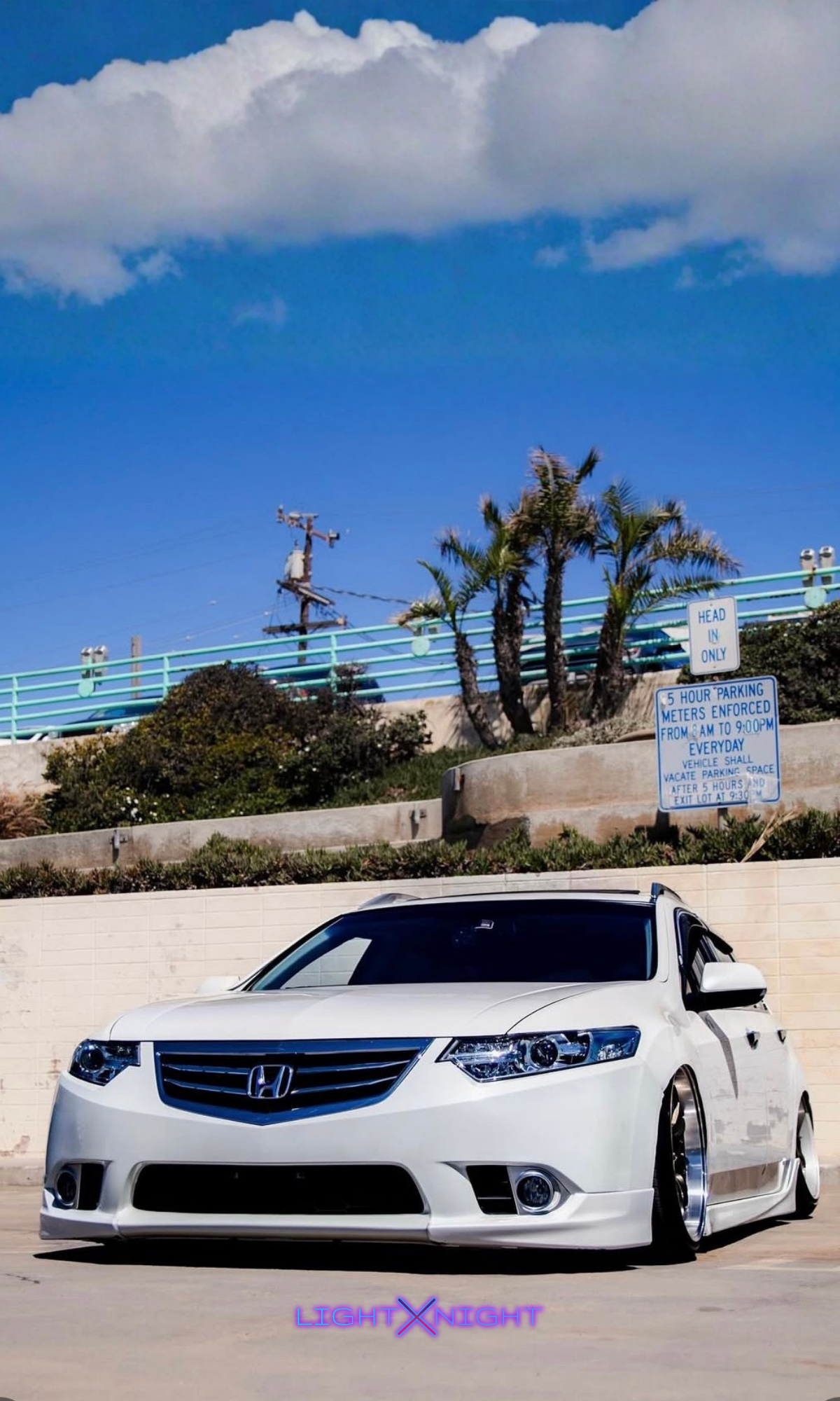 Custom Honda Neon Poster