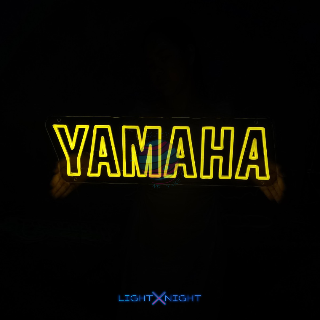 Yamaha Font Neon Sign