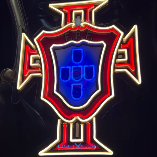 Portugal National Neon Sign