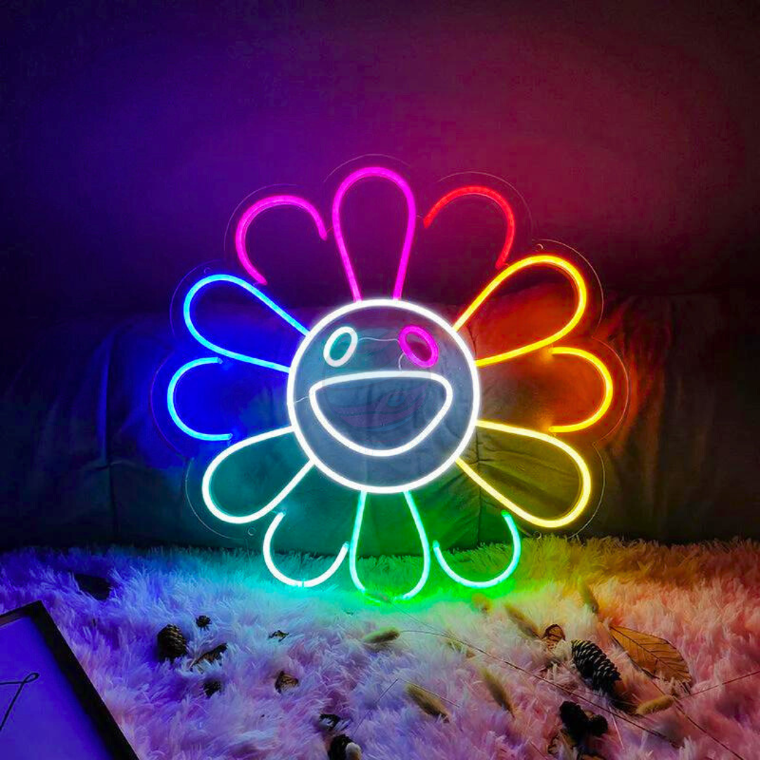 Takashi Murakami Neon Sign