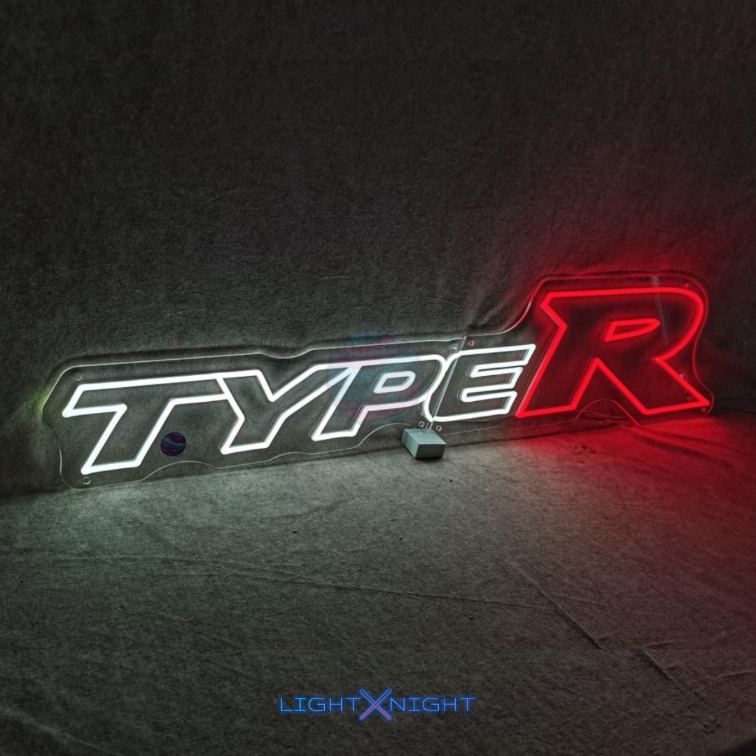 Type R Neon Sign, Type R Led Sign, Type R Merchandise, Type R Led Neon Sign