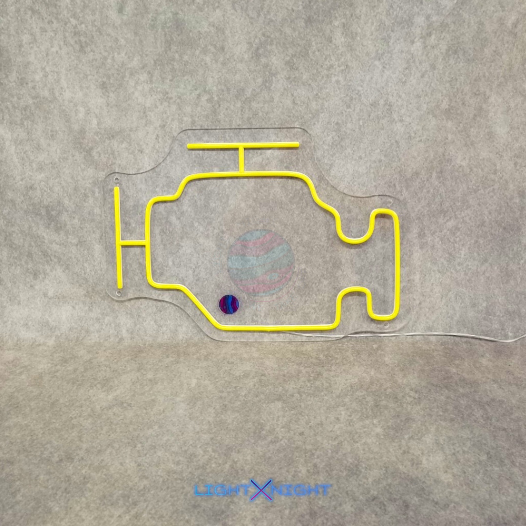 Check Engine Neon Sign
