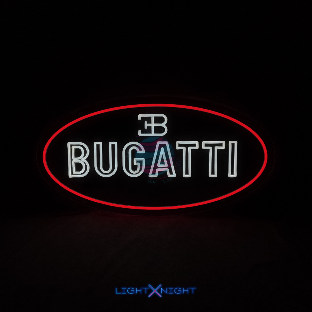 Bugatti Neon Sign