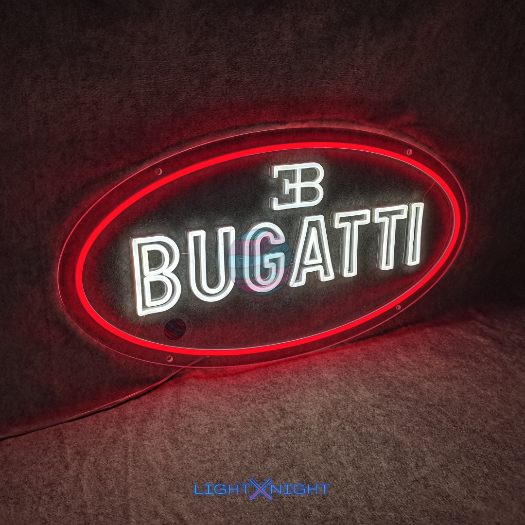 Bugatti Neon Sign