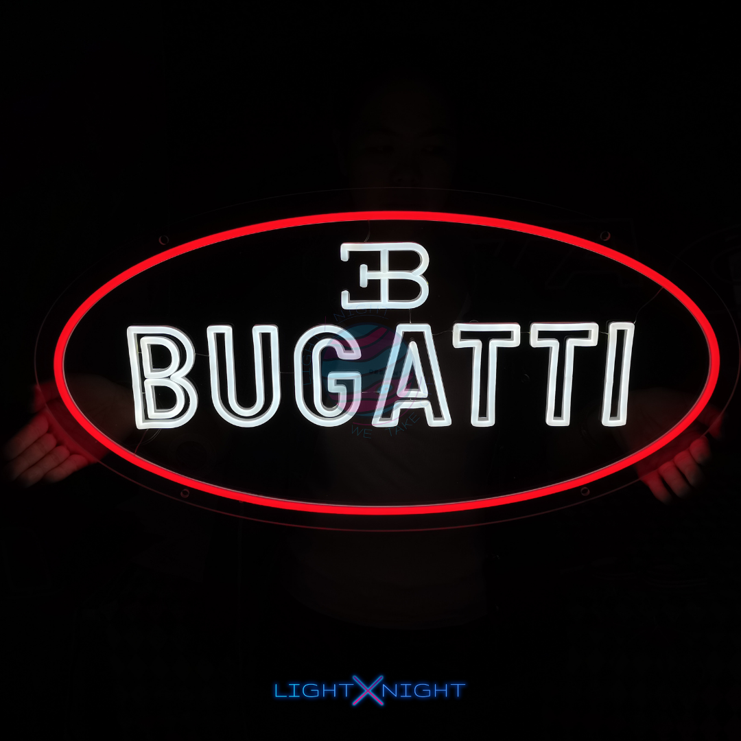 Bugatti Neon Sign