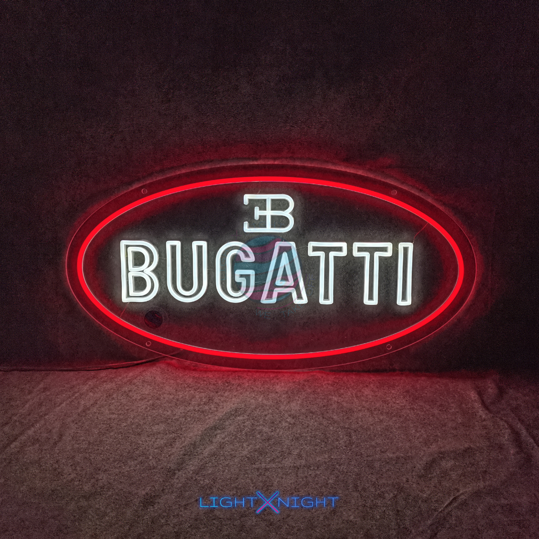 Bugatti Neon Sign