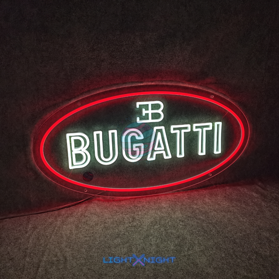 Bugatti Neon Sign