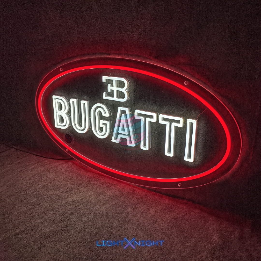 Bugatti Neon Sign