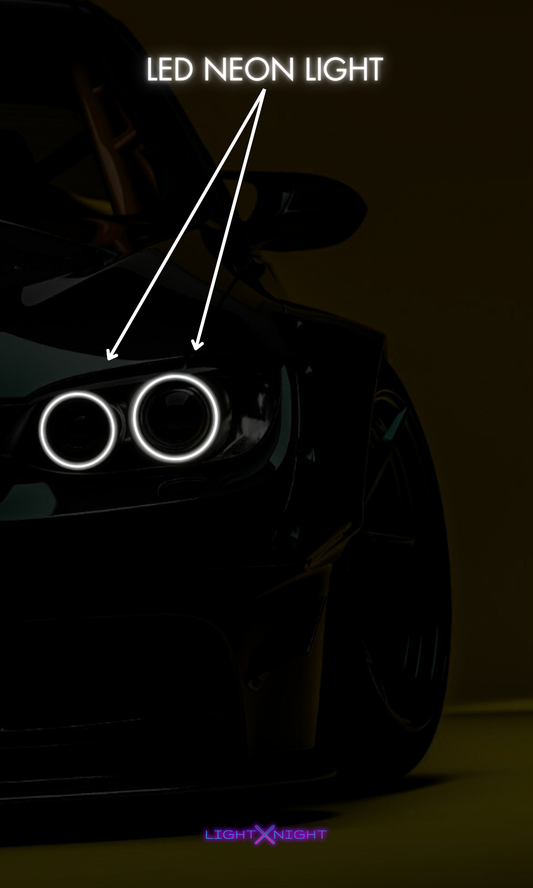 BMW M3 E92 Neon Poster