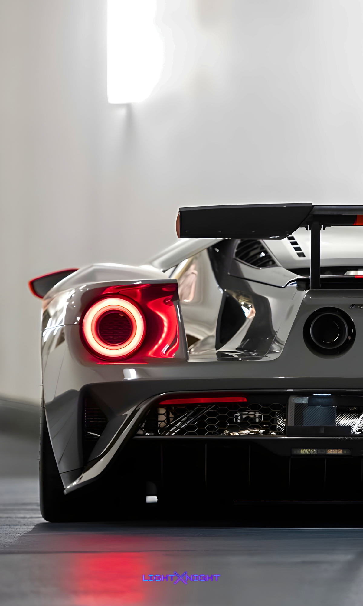 Ford GT Rear Neon Poster
