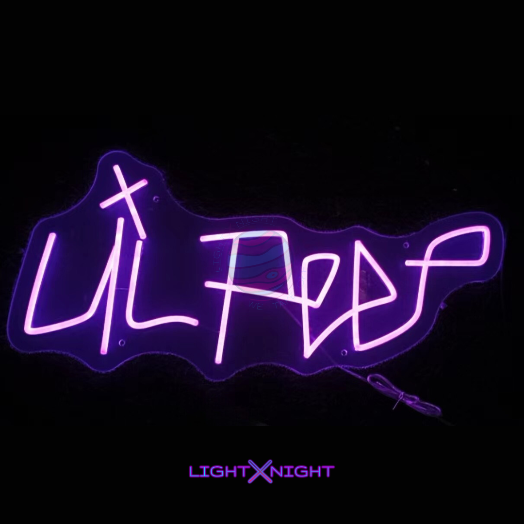Lil Peep Neon Sign, Lil Peep Decoration, Lil Peep Merchandise, Lil Peep Led Neon Light