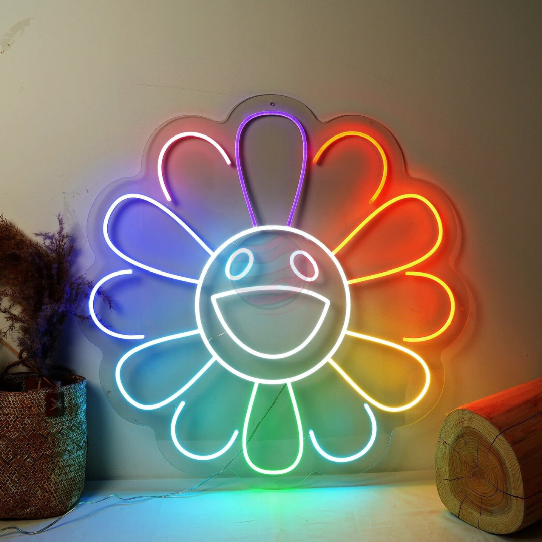 Takashi Murakami Neon Sign