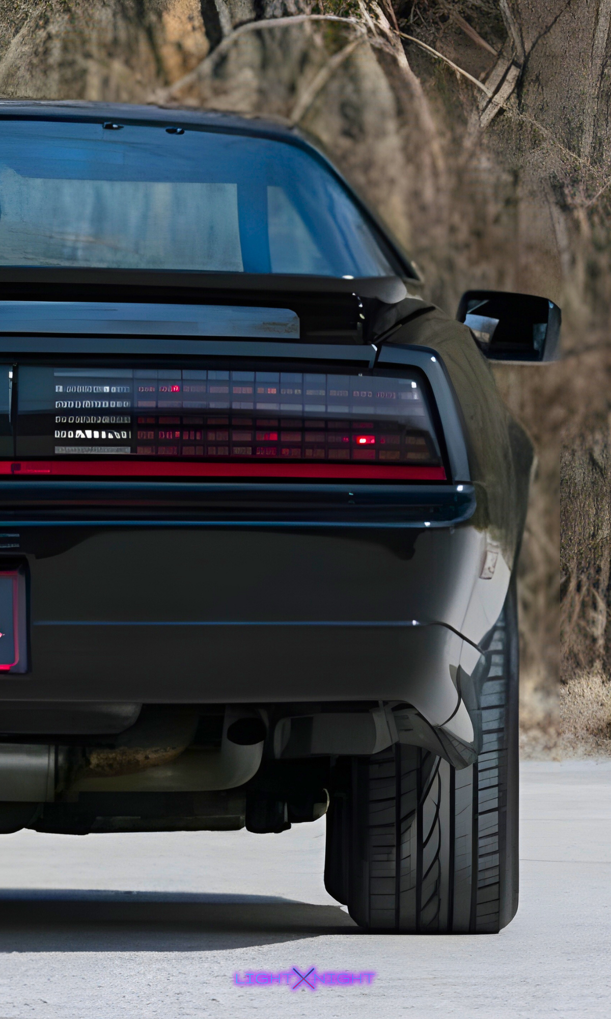 Custom Pontiac Neon Poster